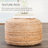Teele 18" Wide Round Pouf Ottoman-2029426609