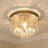 Livingon Clear Glass Flush Mount-1696942326