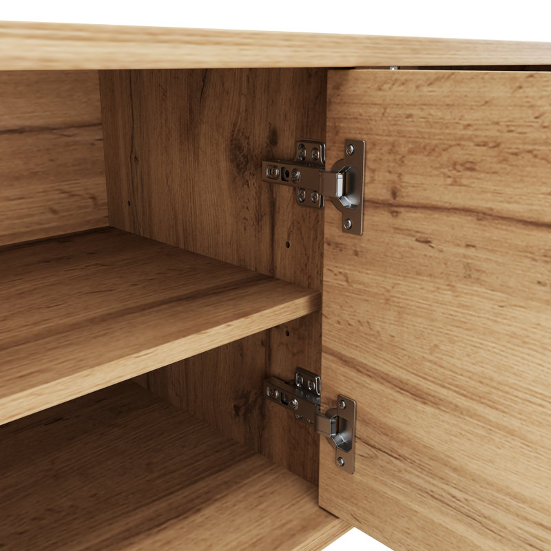 Unfinished Sideboard with Fireplace Included