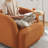 Piasa Modern Barrel Accent Chair – Plush Upholstered Lounge Chair with Deep Seat, 37.75" Wide Comfortable Living Room Chair-108258992
