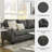 Lucita 2 - Piece Leather Sectional
