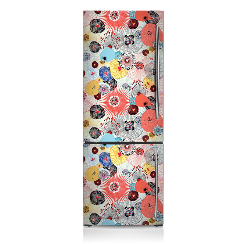 Plants & Flowers Door Decal, 190'' H x 70'' W