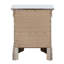 Table de chevet transitionnelle élégante