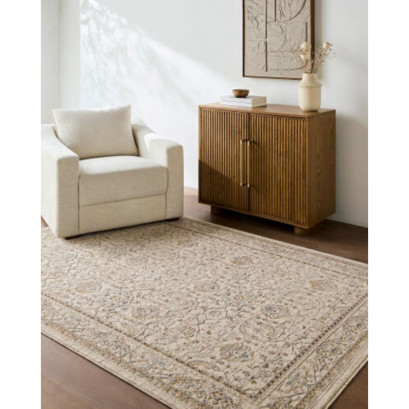 Tapis tissé à la machine Arda, Rectangle de 2 pi x 2 pi 11 po