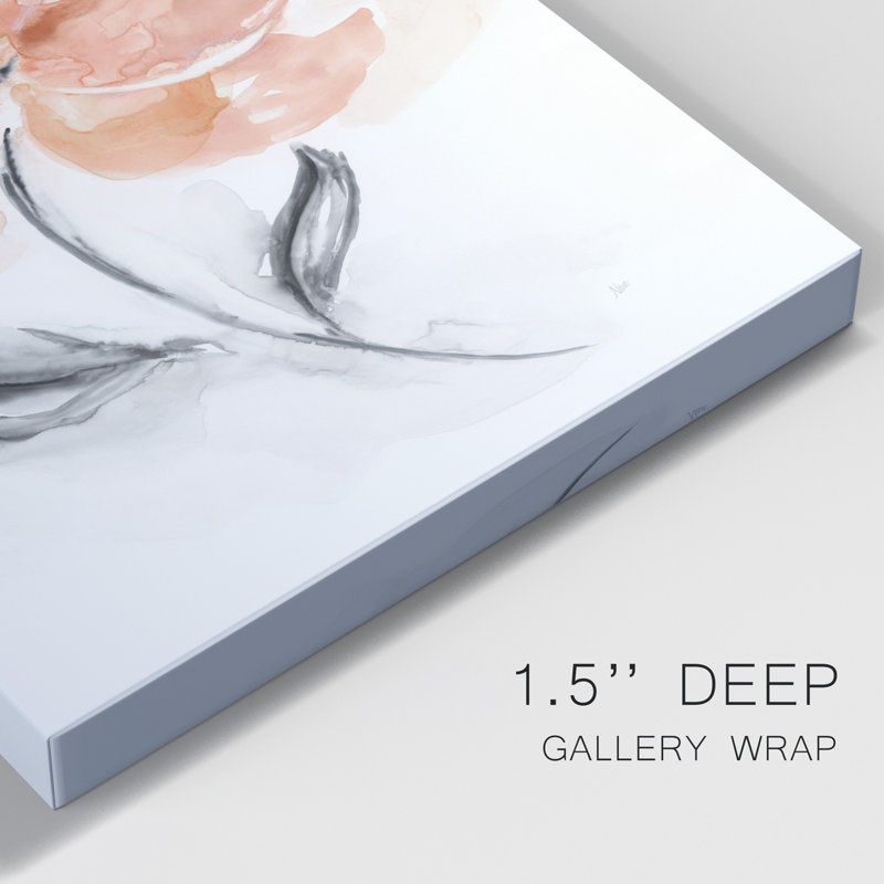Soft Sensation I - peinture sur toile tendue, H 12 po x l 8 po x P 1 po