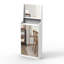 Range-chaussures avec 3 miroirs