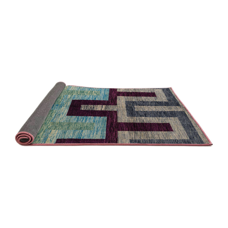 Tapis abstrait moderne 5068, Carré 7 pi