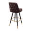 Tabouret de bar pivotant extérieur touffeté-117321615