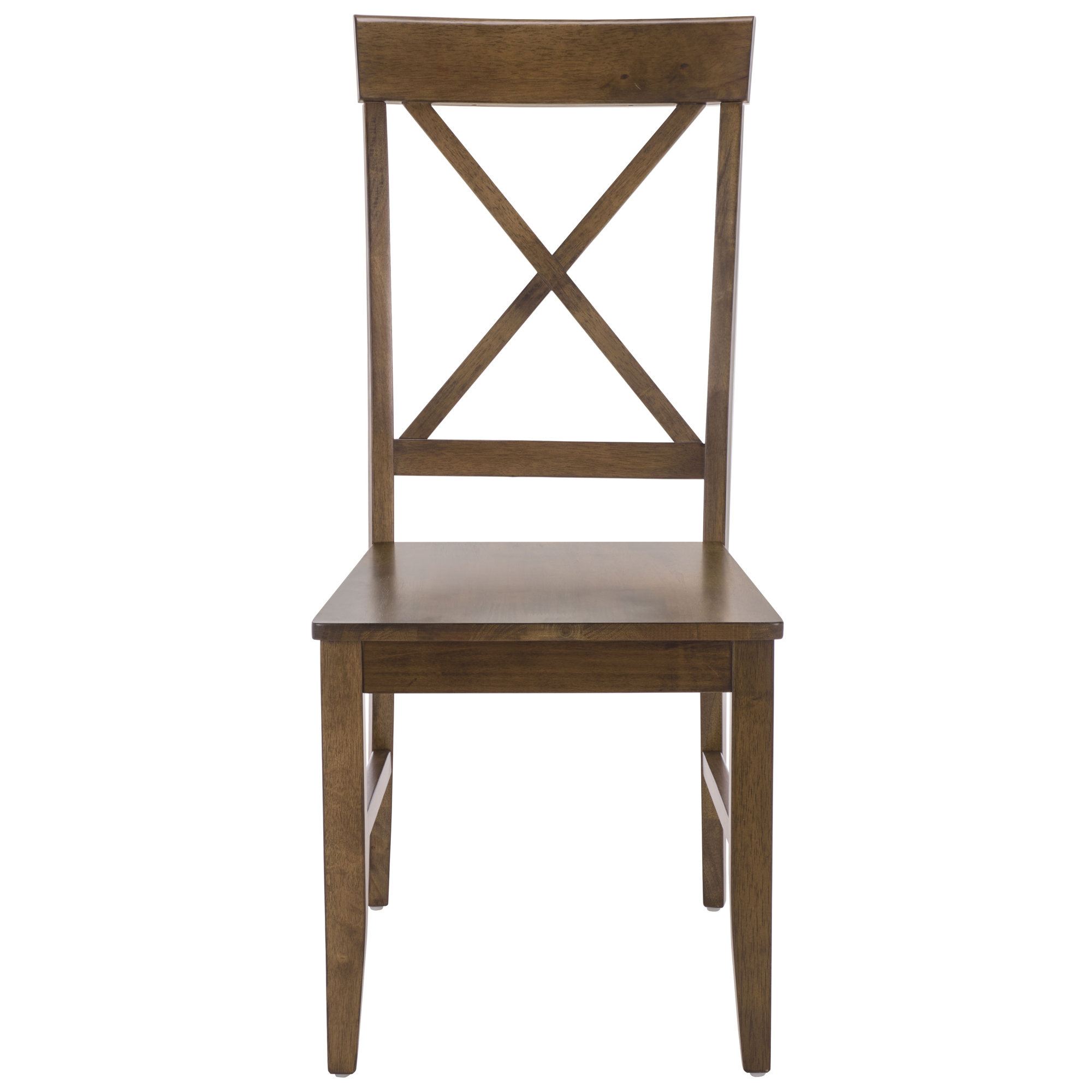 Cierra X-Back Side Chair, Dark Oak