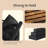 Laundry Hamper with 3 Pull-Out and Removable Bags-122919469