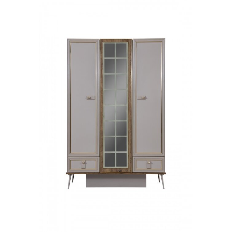 Dream 51.97'' Wide Kids Armoire with Mirror