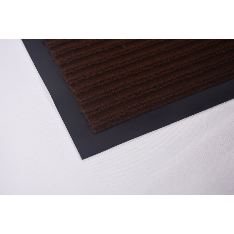 Red Non-Slip Synthetic Runner Rug for Hallways