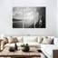 «Surfer BW», reproduction d'art sur toile-39184584