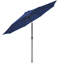 2.7M Round Patio Crank Tilt Umbrella Outdoor Garden Parasol with Base-2104299246