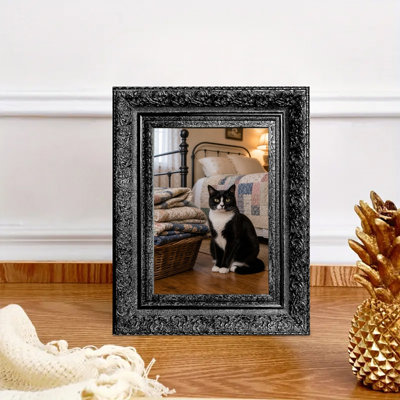 Cadre photo noir classique 1pc pour photos 5 po x 7 po