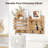 Dalasia Wood Wall Organizer with Key Hooks,Wall Baskets-1798760540