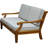 Wheelock 68'' Wide Teak Loveseat with Cushions