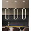 1-ring Modern Led Dimmable Chandelier Black-130135630