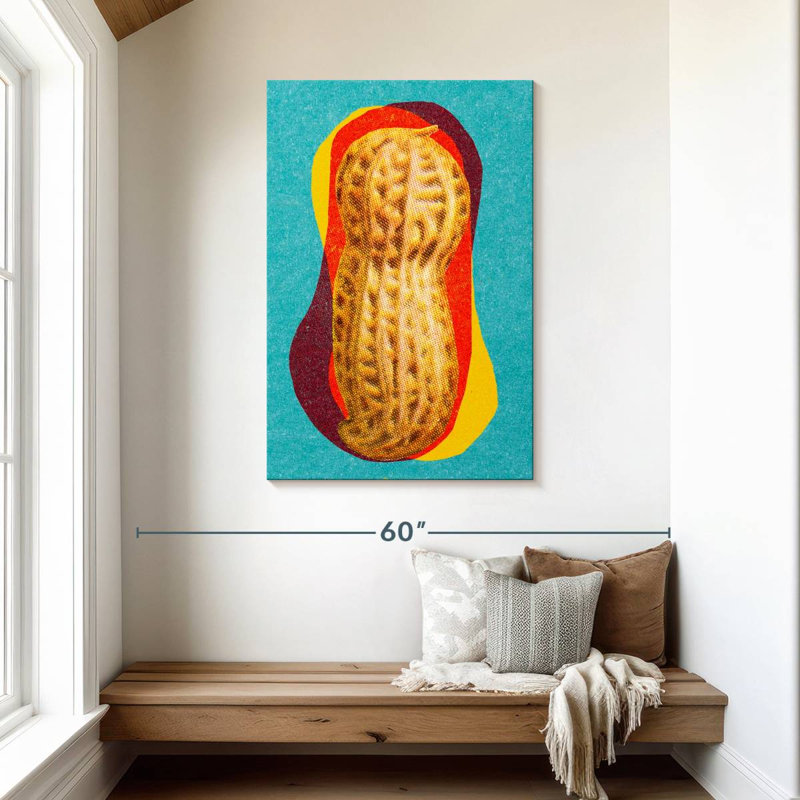 Yarlin Peanut, 45" H x 30" W