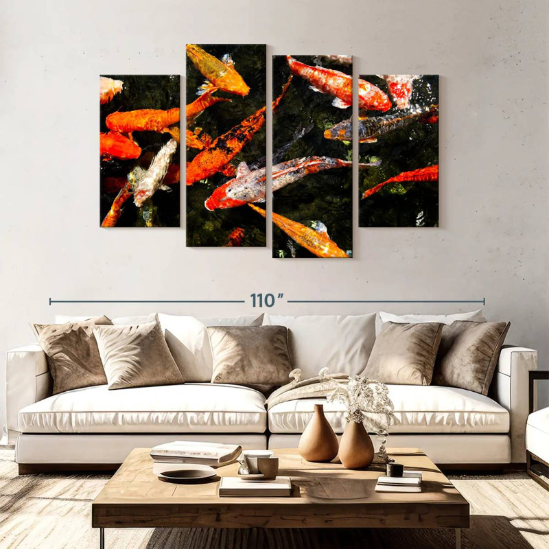 Brampt Lucky Koi Fish Pond, 54'' H x 84'' W