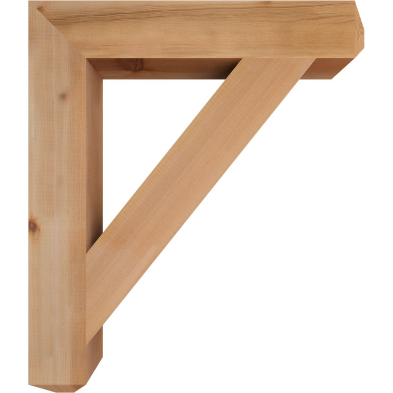Support pour artisan traditionnel, H 28 po x l 3,5 po x P 24 po, Cèdre rouge de l'Ouest (lisse)