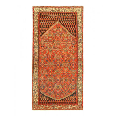 Persian Antique hand knotted Malayer 4'6"X 9'3"