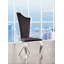 Chaise de salle à manger en acier inoxydable Cyren
