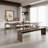 Modern simple solid wood rectangular dining table-103023992