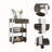 Versatile Kitchen Cart with Efficient Storage and Mobility Options