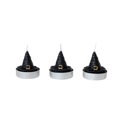 Unscented Witch's Hat Tealight Candles In Box