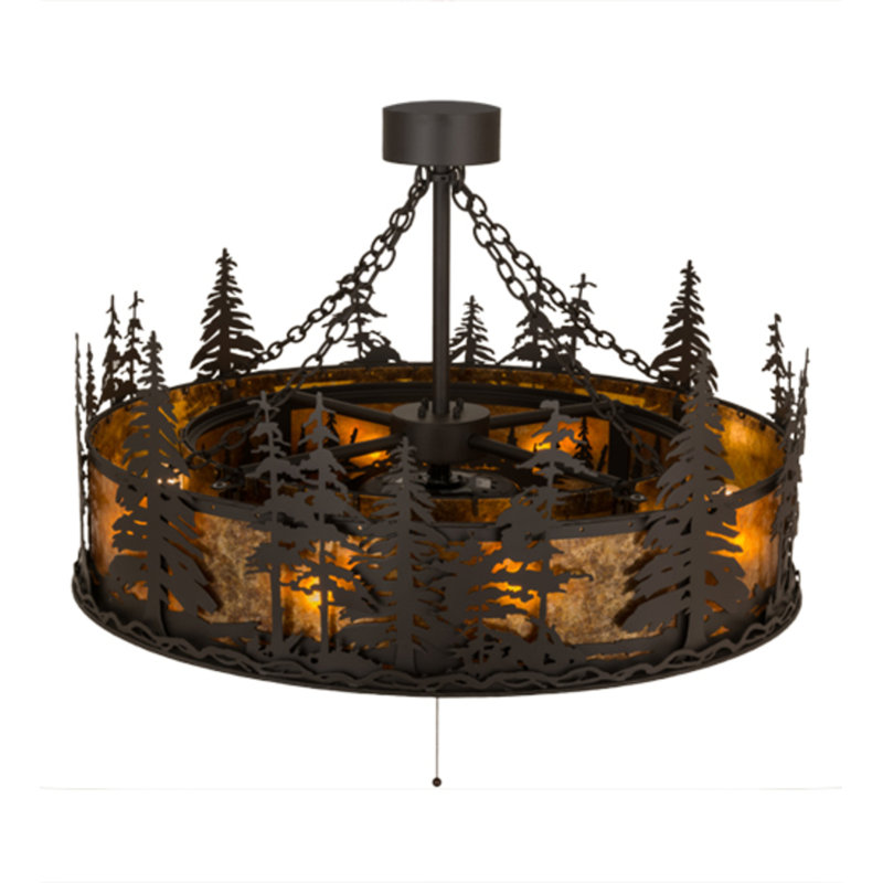Tall Pines Downrod Ceiling Fan