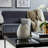 Midwest Decorative Vase Stoneware Ceramic Glam Teardrop Sculpture with Textured Surface and Modern Luxe Accent Design-661432350