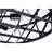26 Inch Industrial-Contemporary Style Matte Black Oil-Rubbed Finish Ceiling Lighted Fan with Remote