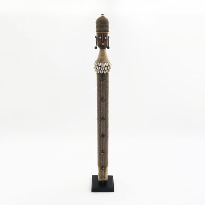 African Beaded Namji Doll, Tall 24 in