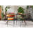 Malaya Solid Wood Base Dining Table