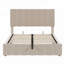 Upholstered Platform bed with a Hydraulic Storage System-1129267926-1129267944