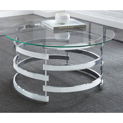 Table basse de style traîneau Telly