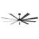 72" Meadowlands 9 - Blade LED Standard Ceiling Fan with Remote Control and Light Kit Included