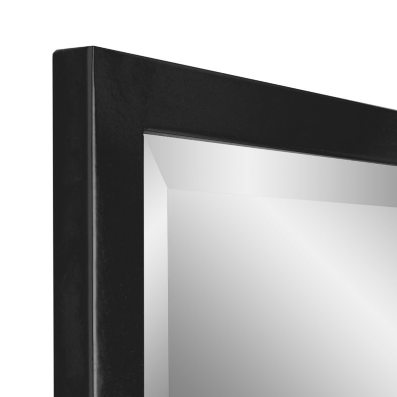 Miroir de salle de bain Wilguy, 24 po x 30 po, Noir