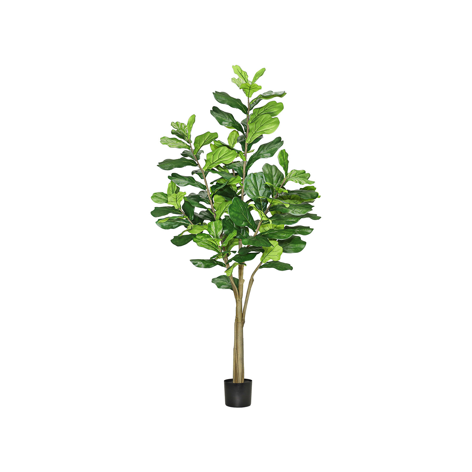 Faux Fiddle Leaf Fig Tree in Pot, 96"  x 40"