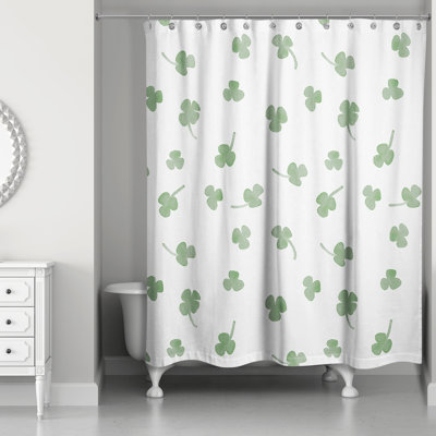 Rideau de douche Tiny Shamrock