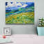 «Landscape from Saint-Remy» par Vincent Van Gogh, art mural sur toile giclée-1252095752