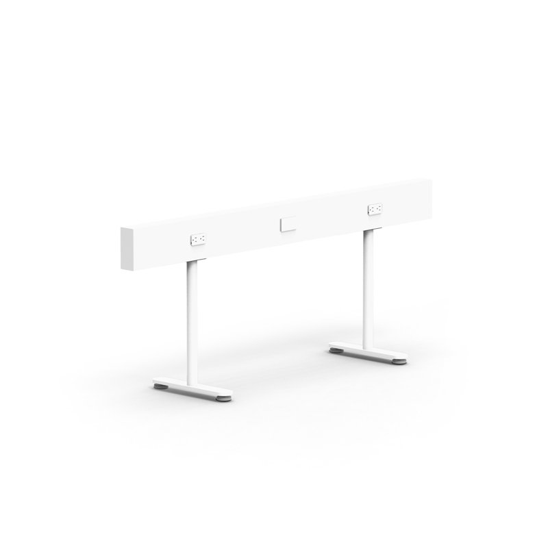 Rail électrique pour rampe (relevage), H 23,5 po x l 60 po x P 14,5 po, Blanc