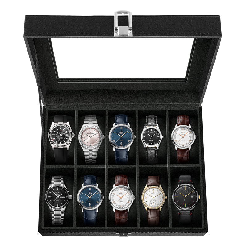 Boîte à montre,  H 3,1 po x l 13 po x P 8 po