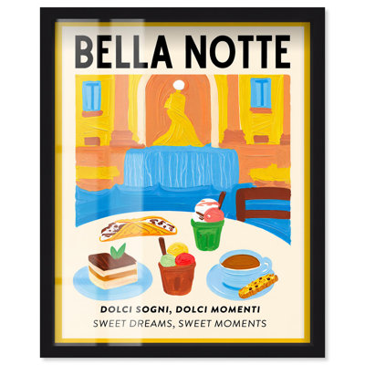 Romantic Serenade Shadowbox Print Retro Summer Prints by Art Remedy