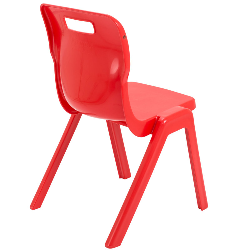Kristen Children's Desk / Activity Chair, H51.3 x W36 x D34cm, Red