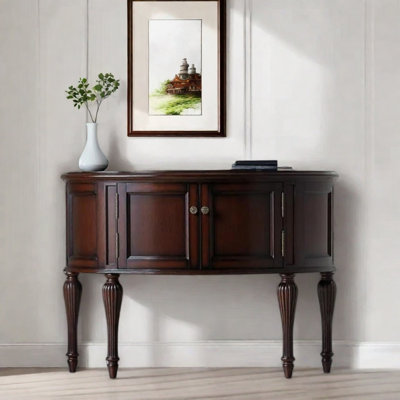 American Vintage Solid Wood Console Cabinet