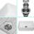 30 Inch Apron - Front White Kitchen Sink Of Ceramic Material, Reversible Installation Method, 304 Stainless Steel Dish Grid And Basket Strainer, Chip Quality