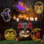 Décorations d'Halloween - Silhouette lumineuse de fenêtre de 40 cm