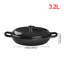Living And Home 3.2L Cast Iron Round Dutch Oven-115615717